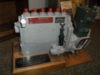 A Bosh diesel engine fuel pump with a Woodward Governor for a Mack Diesel engine